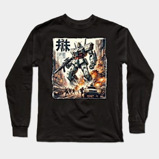 Explosion Robot Long Sleeve T-Shirt